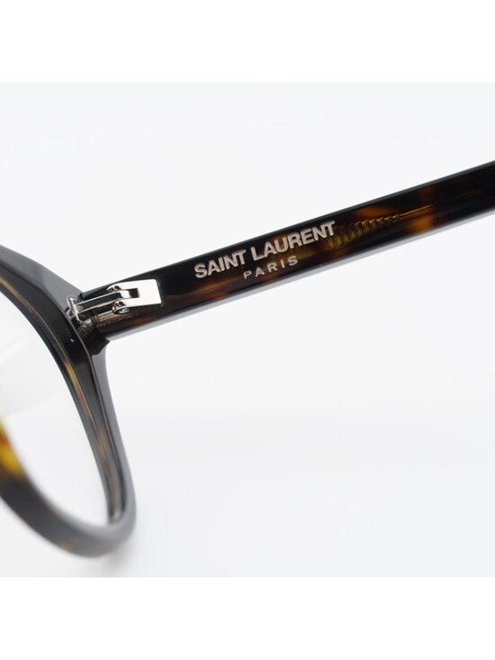 Saint Laurent SL471 002 Eyeglasses Havana 53mm Square Frame main image 10